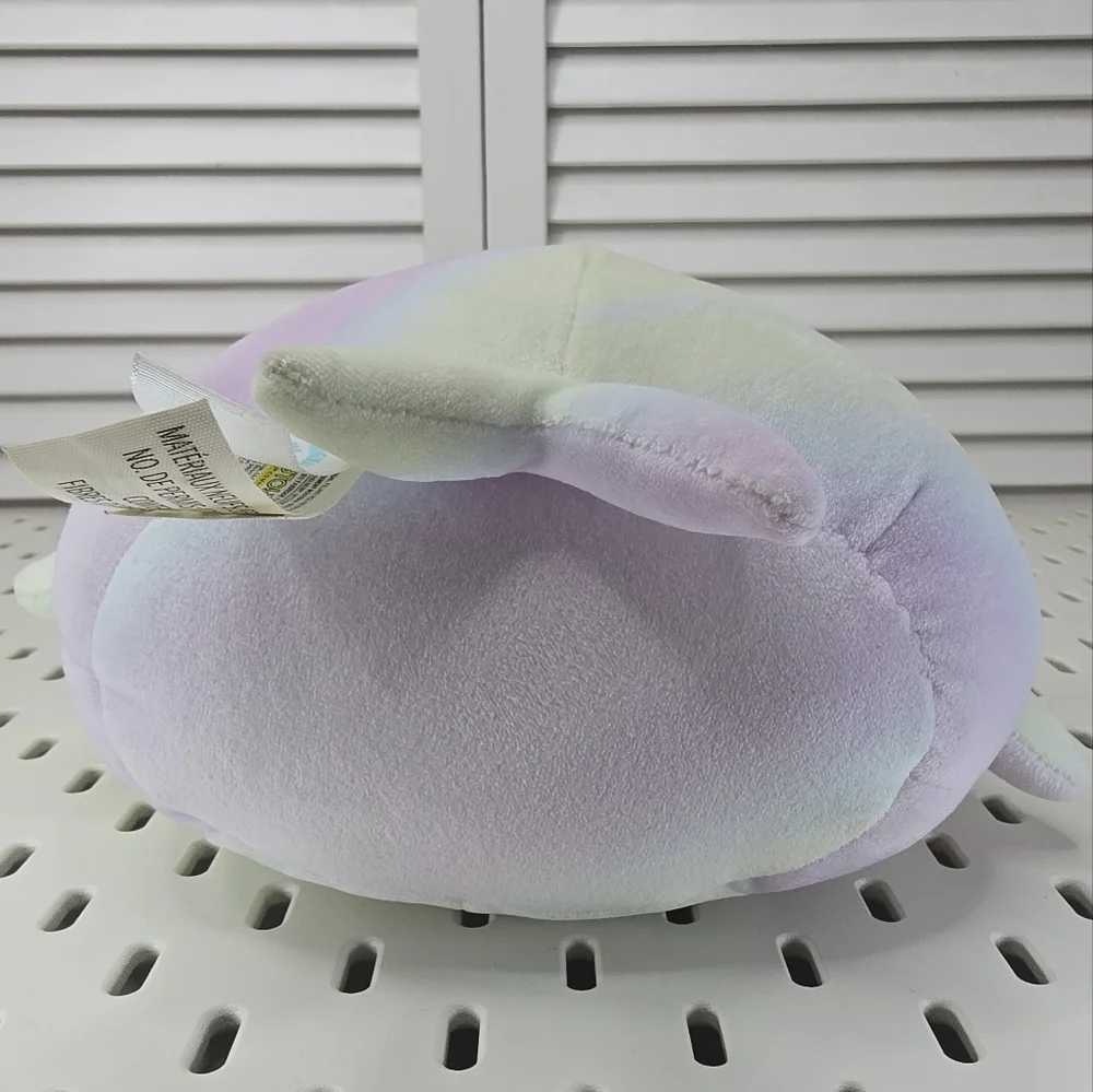 SQUISHMALLOWS Marianovella Narwhal 7” Plush Toy Pastel Unicorn Whale Kawaii Novi